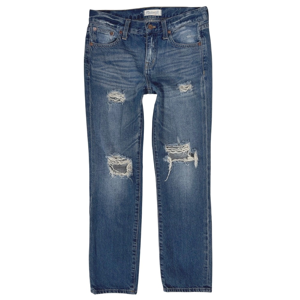 Madewell Mid Rise Boyjean Jeans 25 Straight 90s Coastal Cowgirl Low Rise Y2K 28